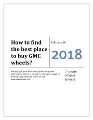 How to find the best place to buy GMC wheels.pdf