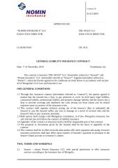 Wolf Group General Liability insurance contract english revised.docx