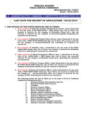 2015-1-Advertisement No. 7_2014     (H.P. ADMINISTRATIVE COMBINED COMPETITIVE EXAMINATION-2014).pdf