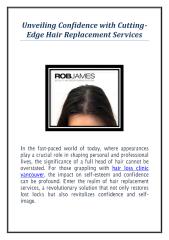 Unveiling Confidence with Cutting-Edge Hair Replacement Services.pdf
