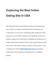 Exploring the Best Indian Dating Site in USA.pdf